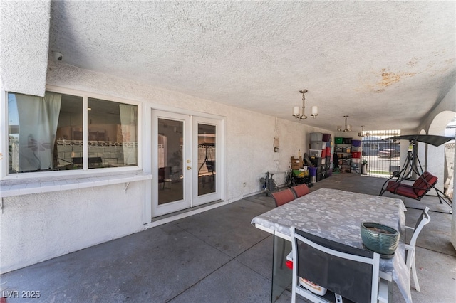 2990 Carnelian St, Las Vegas, NV 89121 - view of patio / terrace with french doors