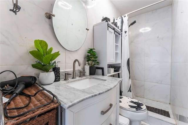 2990 Carnelian St, Las Vegas, NV 89121 - full bathroom featuring vanity and a tile shower