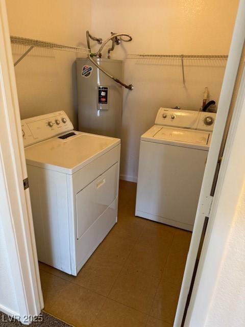 2019 Rancho Lake Dr Unit 102, Las Vegas, NV 89108 - laundry area with water heater and independent washer and dryer