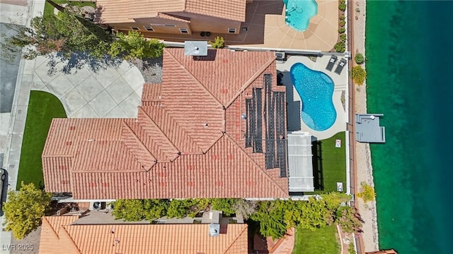 2469 Sun Reef Rd, Las Vegas, NV 89128 - view from above of property featuring a pool