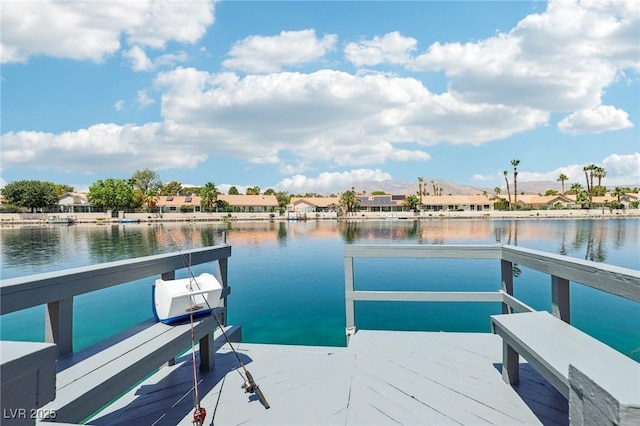 2469 Sun Reef Rd, Las Vegas, NV 89128 - dock featuring a water view and a residential view