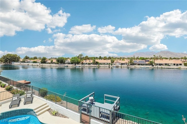 2469 Sun Reef Rd, Las Vegas, NV 89128 - water view featuring a mountain backdrop