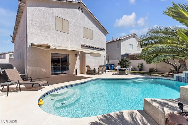 4435 Peaceful Harbor St, Las Vegas, NV 89129 - view of pool with a patio