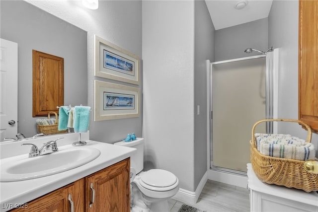 4435 Peaceful Harbor St, Las Vegas, NV 89129 - full bathroom with a shower stall and vanity