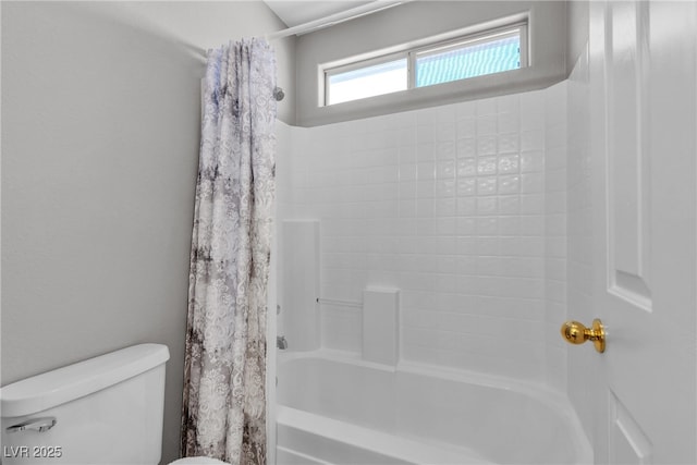 4435 Peaceful Harbor St, Las Vegas, NV 89129 - full bathroom with toilet and shower / bathtub combination with curtain
