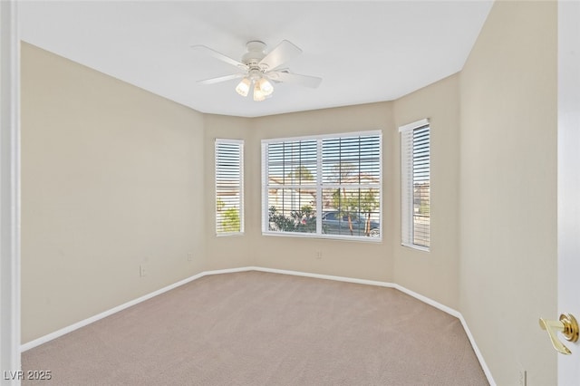 7920 Turtle Island Ct, Las Vegas, NV 89129 - spare room featuring light colored carpet and ceiling fan