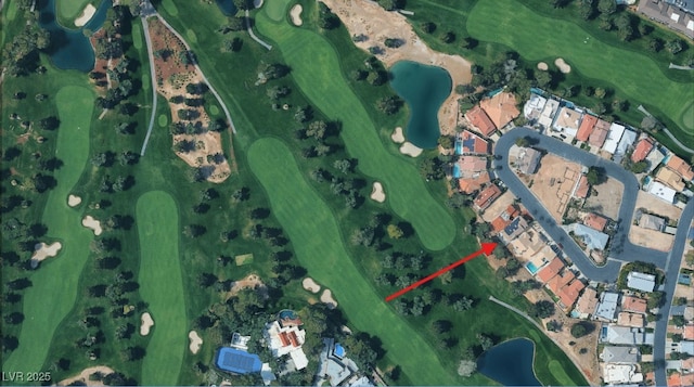 2851 Queens Courtyard Dr, Las Vegas, NV 89109 - view of property location featuring a golf course