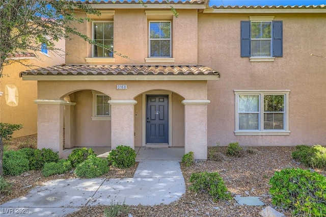 3168 Via Festiva, Henderson, NV 89044 - mediterranean / spanish-style house with stucco siding