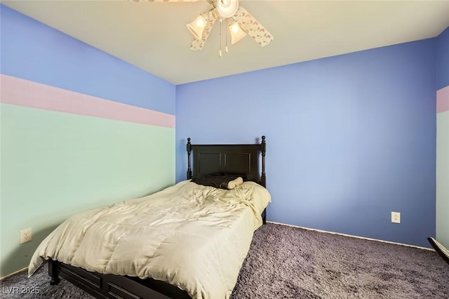 3168 Via Festiva, Henderson, NV 89044 - carpeted bedroom with ceiling fan and baseboards
