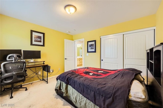 3168 Via Festiva, Henderson, NV 89044 - carpeted bedroom featuring a desk and a closet