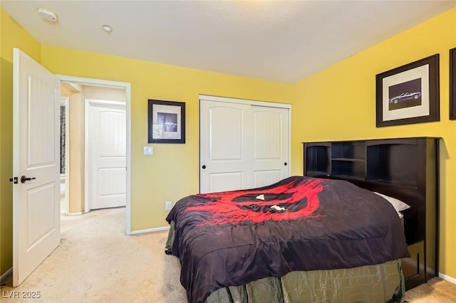 3168 Via Festiva, Henderson, NV 89044 - bedroom featuring light carpet and a closet