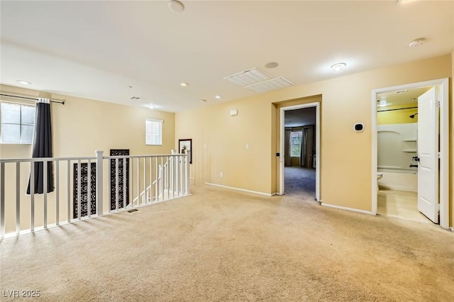 3168 Via Festiva, Henderson, NV 89044 - empty room with light colored carpet and a smoke detector