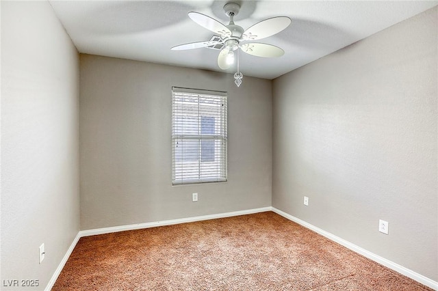 3905 Sweet Pine St Unit 102, Las Vegas, NV 89108 - spare room with carpet flooring and ceiling fan
