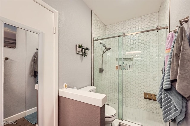 251 S Green Valley Pkwy Unit 3222, Henderson, NV 89012 - bathroom with a stall shower and a textured wall