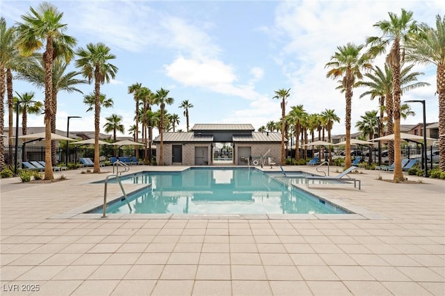 12280 Golden Wreath Rd Unit 3, Las Vegas, NV 89183 - community pool with a patio