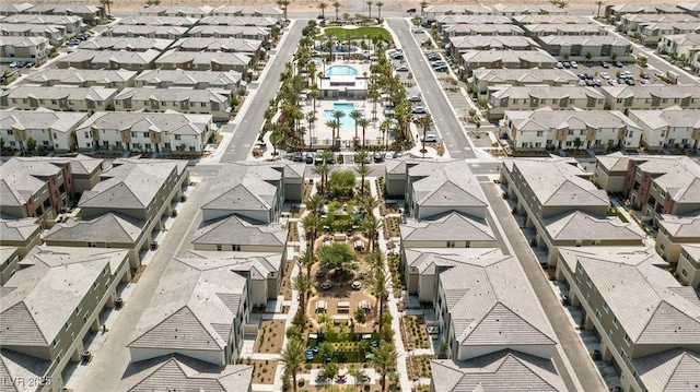 12280 Golden Wreath Rd Unit 3, Las Vegas, NV 89183 - aerial perspective of suburban area featuring a pool