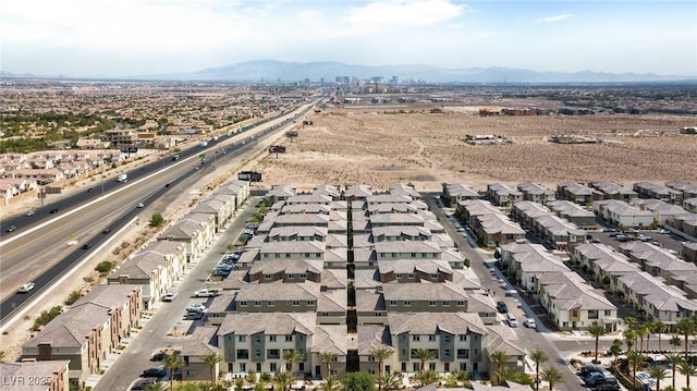 12280 Golden Wreath Rd Unit 3, Las Vegas, NV 89183 - aerial overview of property's location featuring mountains and nearby suburban area