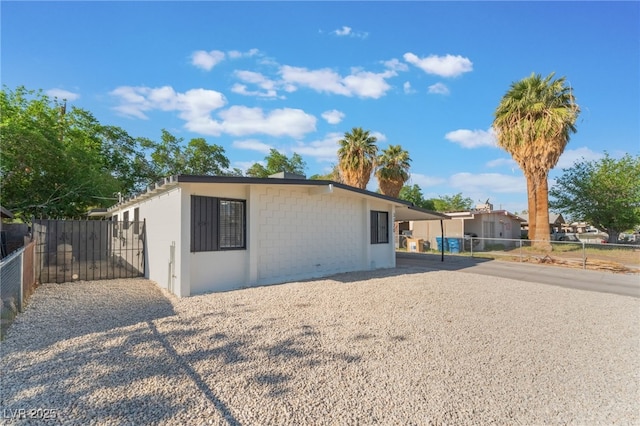 3320 Osage Ave, Las Vegas, NV 89101 - view of front of house with a gate