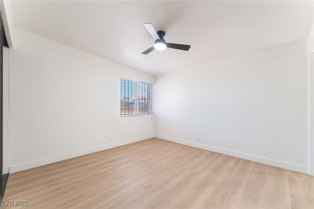 3320 Osage Ave, Las Vegas, NV 89101 - spare room featuring light wood finished floors and ceiling fan