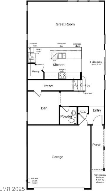 7394 Daly Grove St, Las Vegas, NV 89113 - view of property floor plan