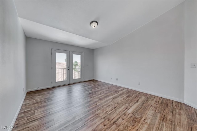 2766 Red Vista Ct, Henderson, NV 89074 - unfurnished room featuring french doors and wood finished floors