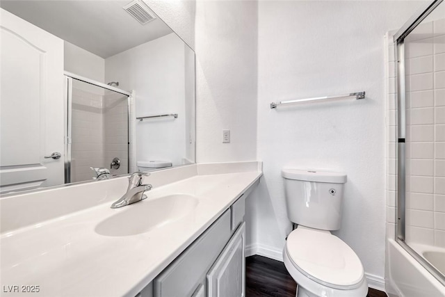 2766 Red Vista Ct, Henderson, NV 89074 - full bath with vanity and shower / bath combination with glass door