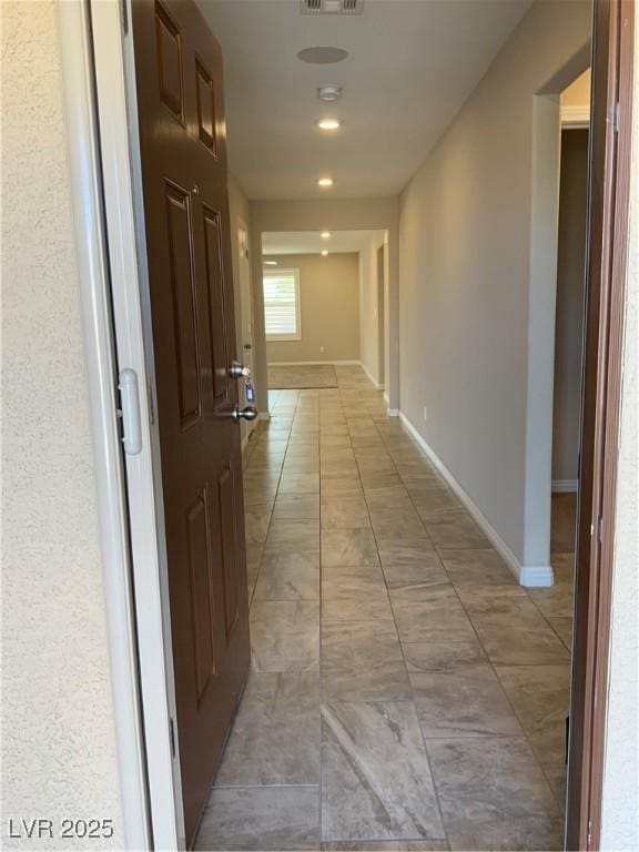 5363 S Juneau St, Pahrump, NV 89061 - hallway with baseboards and recessed lighting