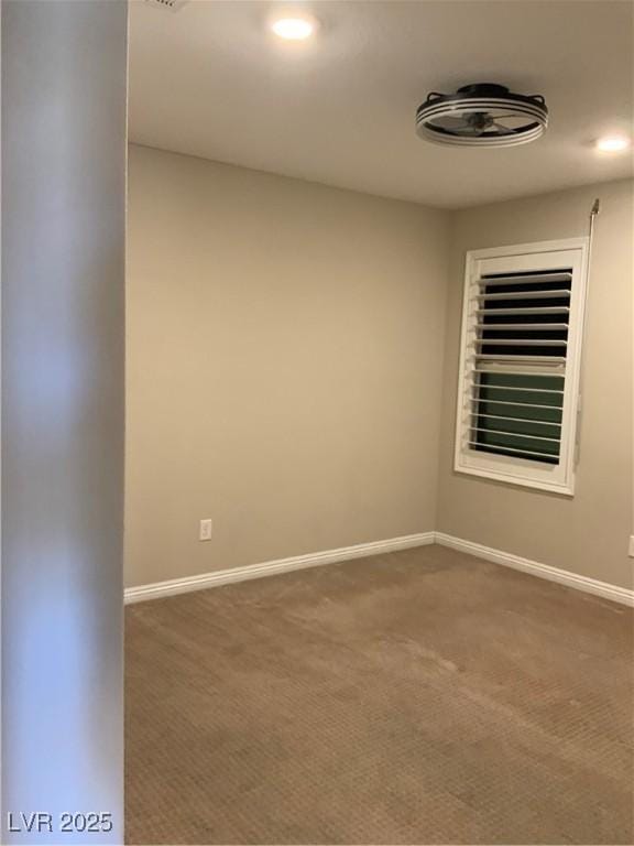 5363 S Juneau St, Pahrump, NV 89061 - carpeted empty room featuring recessed lighting and baseboards