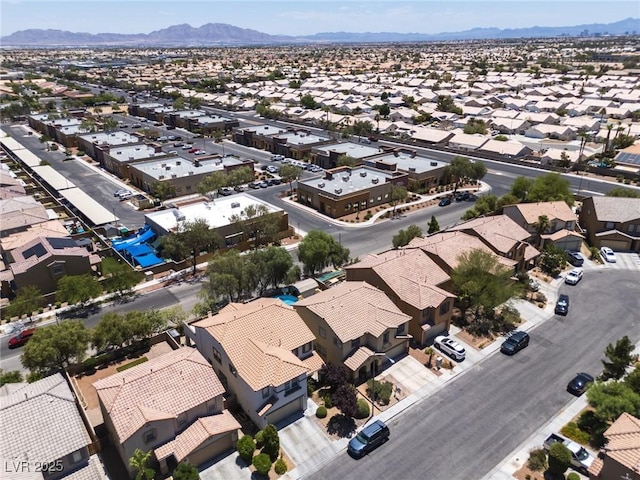 5620 Siena Rose St, North Las Vegas, NV 89031 - aerial view of residential area with mountains