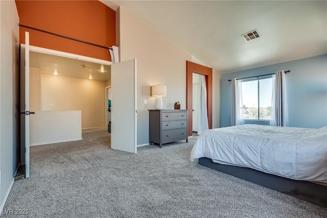 1048 Menands Ave, Las Vegas, NV 89123 - bedroom featuring carpet and lofted ceiling