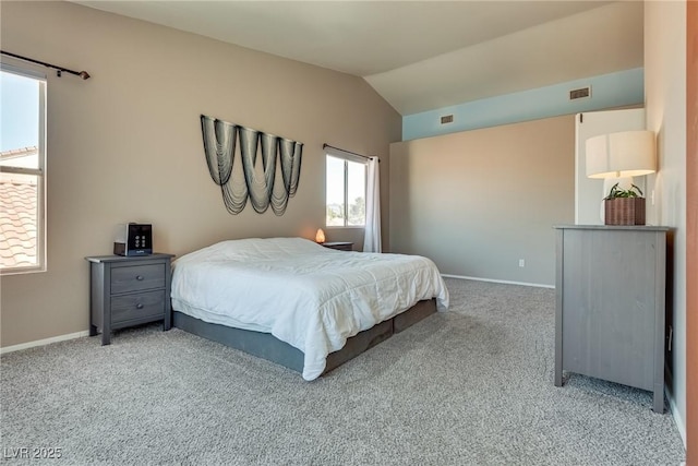 1048 Menands Ave, Las Vegas, NV 89123 - bedroom featuring carpet floors and lofted ceiling
