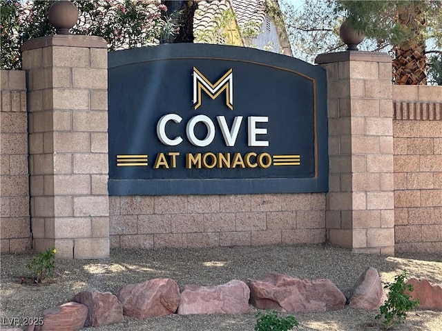 8042 Palace Monaco Ave, Las Vegas, NV 89117 - view of community sign