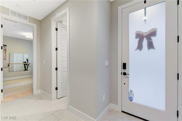 659 Spotted Falcon St, Las Vegas, NV 89138 - foyer with baseboards and light tile patterned floors