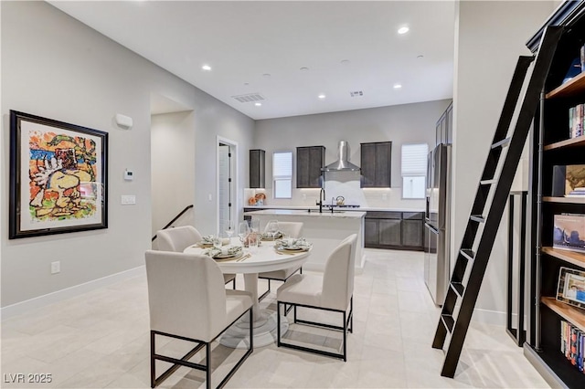 659 Spotted Falcon St, Las Vegas, NV 89138 - dining space featuring recessed lighting and baseboards