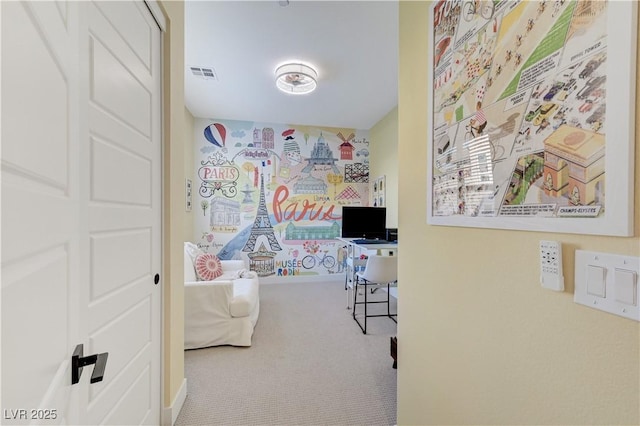 659 Spotted Falcon St, Las Vegas, NV 89138 - hallway featuring carpet flooring