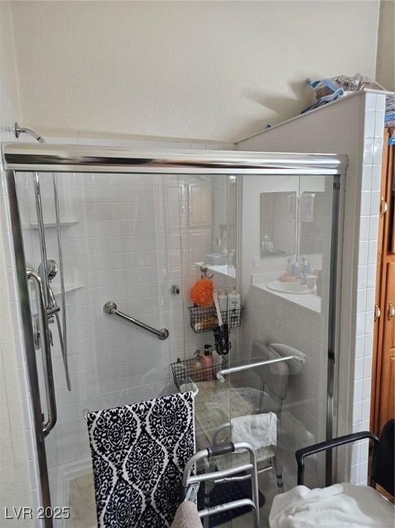 5717 Blizzard Breeze St, North Las Vegas, NV 89081 - full bathroom with a shower stall