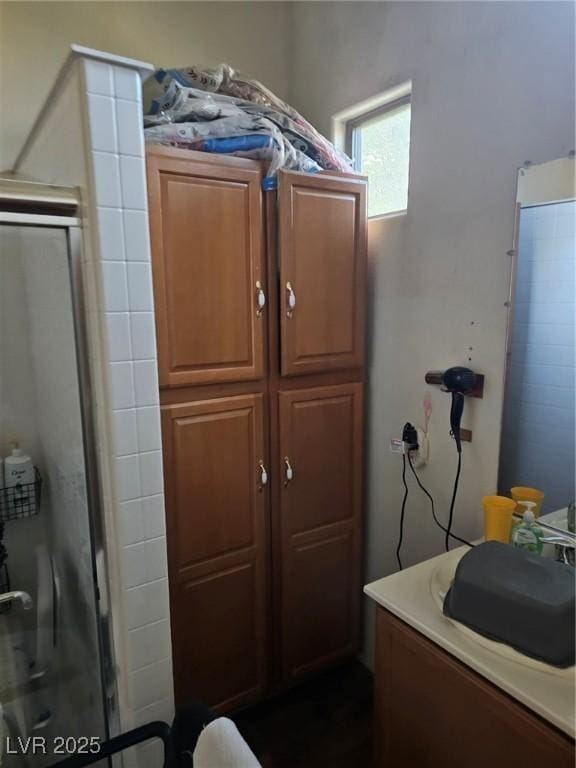 5717 Blizzard Breeze St, North Las Vegas, NV 89081 - full bath with vanity and a shower stall