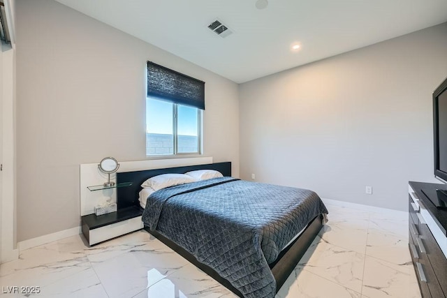 6834 Compass St, North Las Vegas, NV 89084 - bedroom with light marble finish flooring and recessed lighting