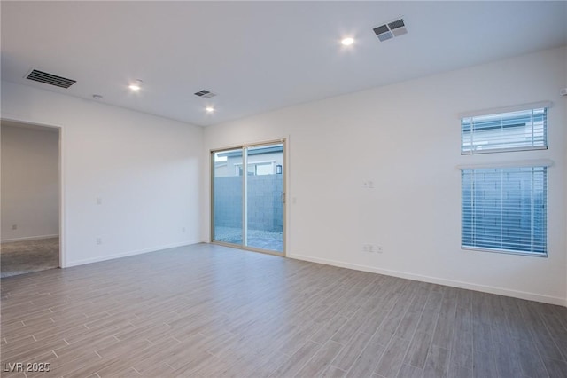 909 Allister Fields Ln, Las Vegas, NV 89138 - empty room featuring wood finished floors and recessed lighting