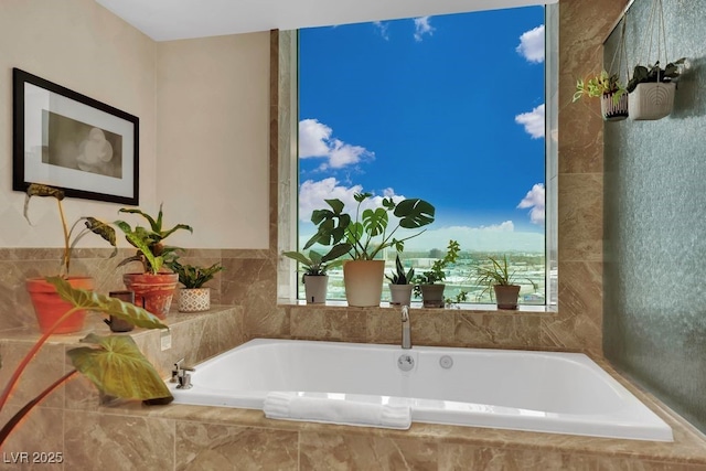 2000 N Fashion Show Dr Unit 2222, Las Vegas, NV 89109 - bathroom with a bath and healthy amount of natural light