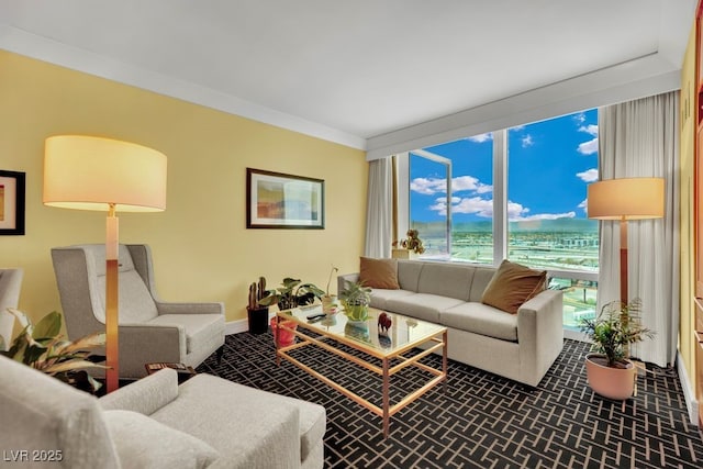 2000 N Fashion Show Dr Unit 2222, Las Vegas, NV 89109 - living room featuring baseboards