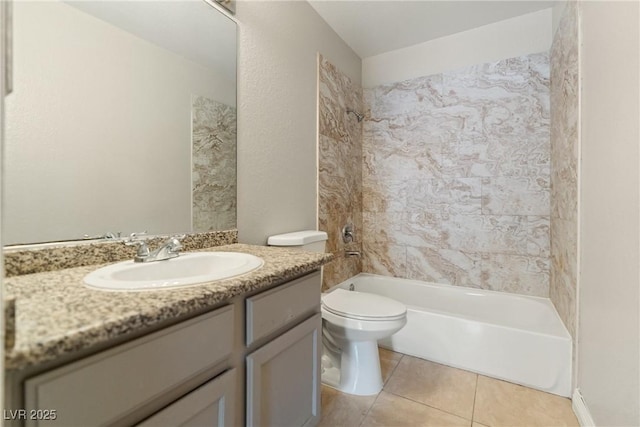 5038 S Rainbow Blvd Unit 206, Las Vegas, NV 89118 - full bath with vanity, tile patterned flooring, and shower / washtub combination