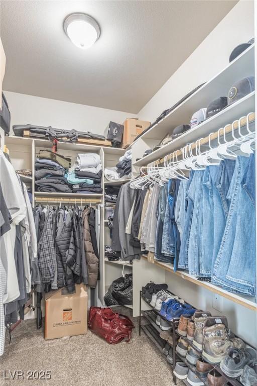 171 Weeping Willow Ct, Pahrump, NV 89048 - walk in closet featuring carpet floors