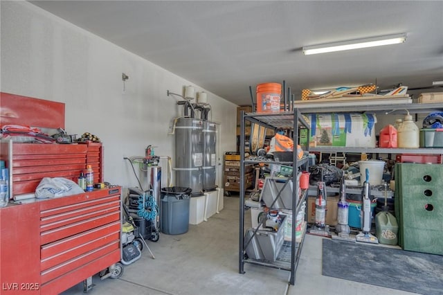 171 Weeping Willow Ct, Pahrump, NV 89048 - garage with secured water heater
