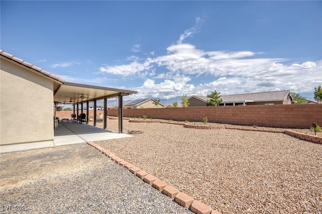 171 Weeping Willow Ct, Pahrump, NV 89048 - fenced backyard featuring a patio