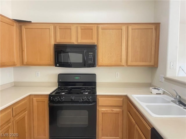 8985 S Durango Dr Unit 2043, Las Vegas, NV 89113 - kitchen with black appliances and light countertops