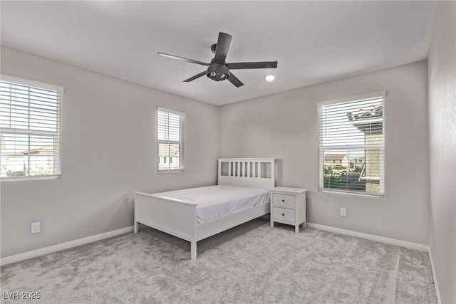 6909 Toll Mountain St, North Las Vegas, NV 89086 - carpeted bedroom with baseboards and ceiling fan