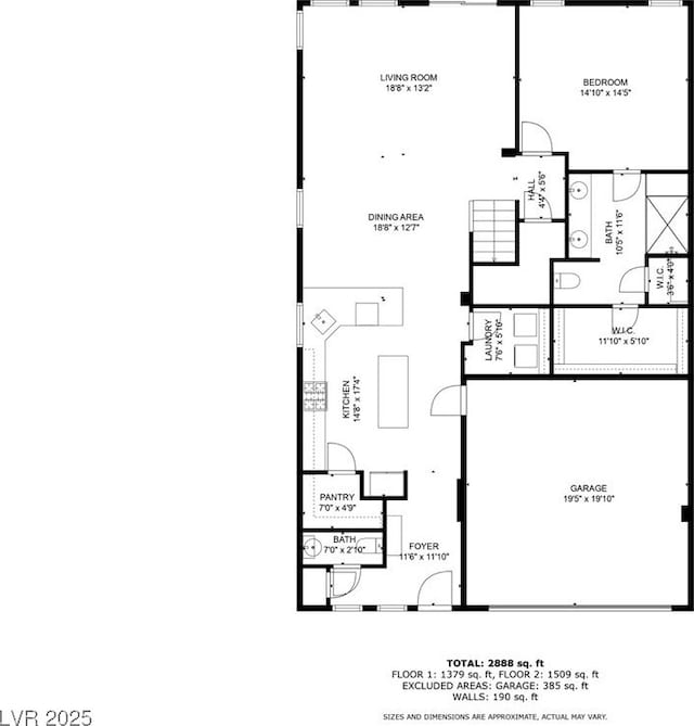 6909 Toll Mountain St, North Las Vegas, NV 89086 - view of floor plan / room layout
