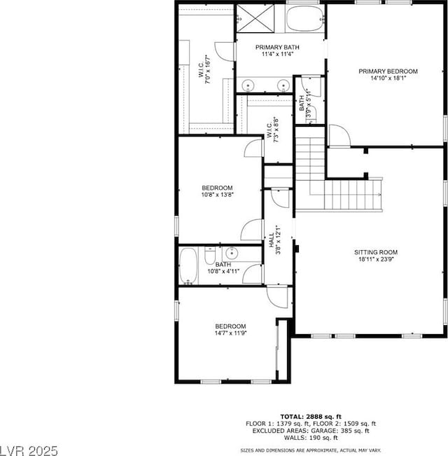 6909 Toll Mountain St, North Las Vegas, NV 89086 - view of room layout