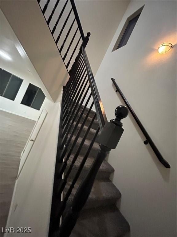 6412 Point Break St, North Las Vegas, NV 89084 - stairs featuring a towering ceiling